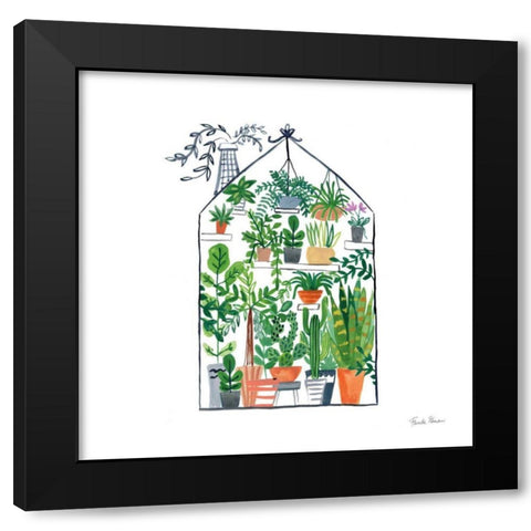 Greenhouse I Black Modern Wood Framed Art Print by Paschke, Chris