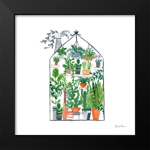 Greenhouse I Black Modern Wood Framed Art Print by Paschke, Chris