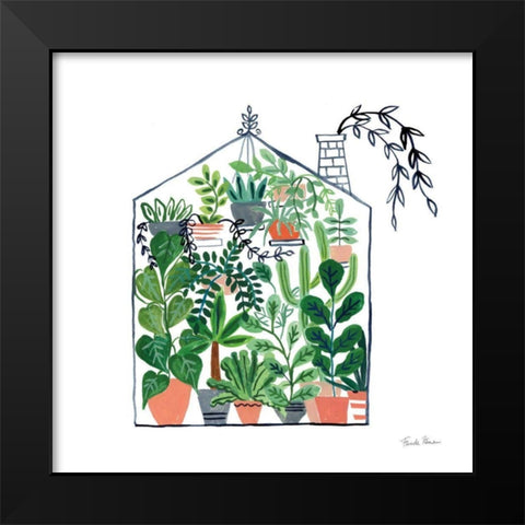 Greenhouse II Black Modern Wood Framed Art Print by Paschke, Chris