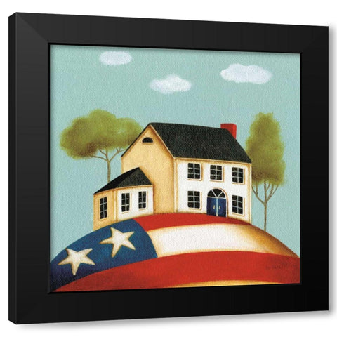 My Home I Black Modern Wood Framed Art Print by Audit, Lisa
