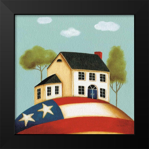My Home I Black Modern Wood Framed Art Print by Audit, Lisa