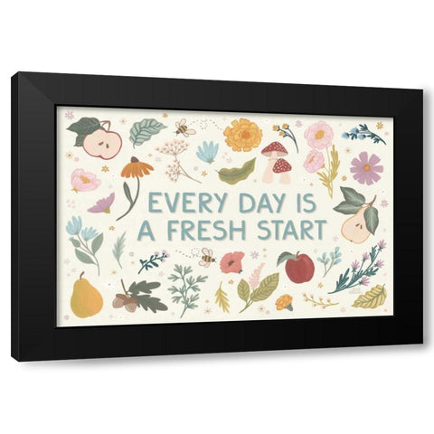 September Sweetness I Black Modern Wood Framed Art Print by Marshall, Laura