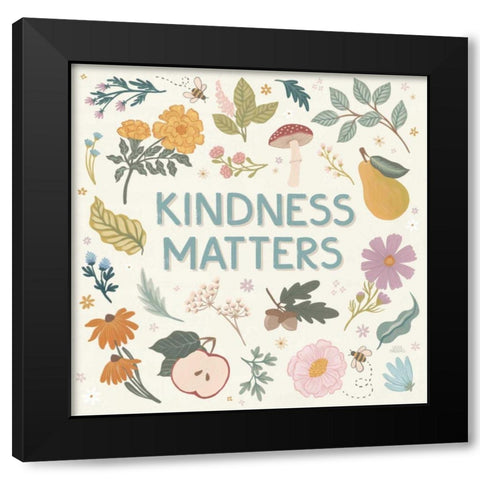 September Sweetness III Black Modern Wood Framed Art Print with Double Matting by Marshall, Laura