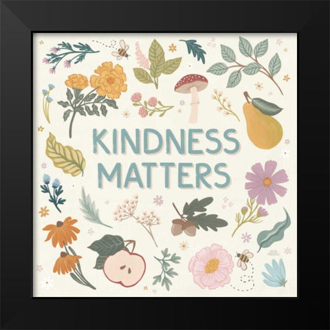 September Sweetness III Black Modern Wood Framed Art Print by Marshall, Laura