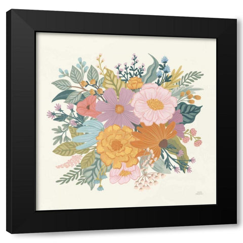 September Sweetness VII Black Modern Wood Framed Art Print by Marshall, Laura