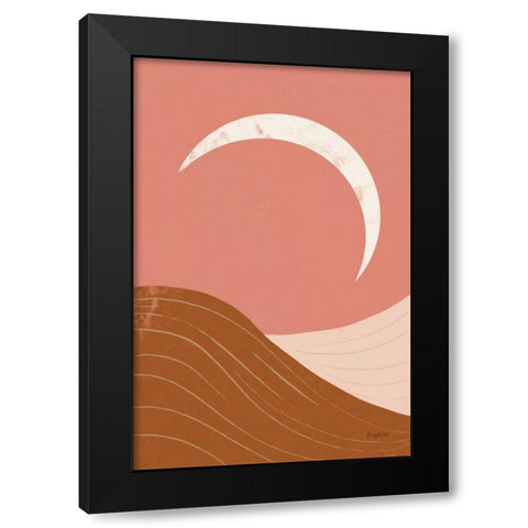 Desert Sunrise II Black Modern Wood Framed Art Print by Paschke, Chris
