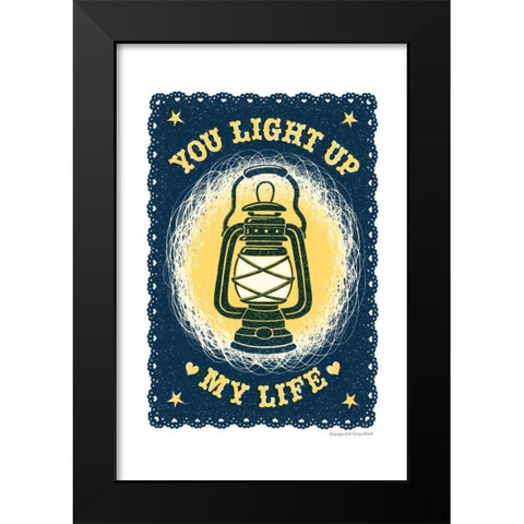 Light Up My Life Black Modern Wood Framed Art Print by Snowdon, Alexandra