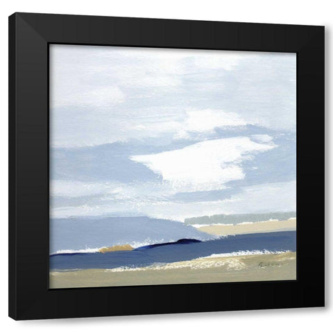 This Land I Black Modern Wood Framed Art Print with Double Matting by Munger, Pamela