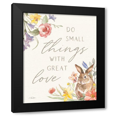 Happy Easter VIII Black Modern Wood Framed Art Print by Vassileva, Silvia