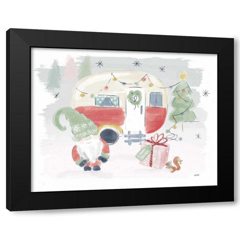 Woodland Wonders III Black Modern Wood Framed Art Print with Double Matting by York, Leah