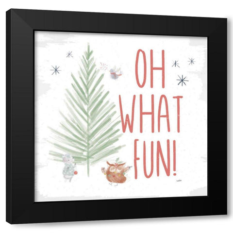 Woodland Wonders VIII Black Modern Wood Framed Art Print with Double Matting by York, Leah