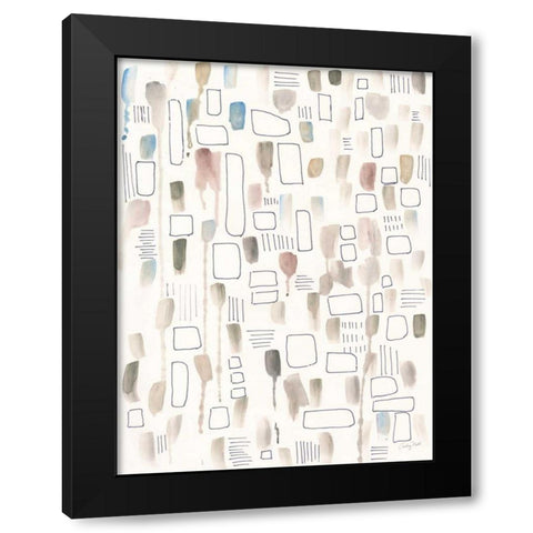 Neutral Studies III Black Modern Wood Framed Art Print with Double Matting by Prahl, Courtney