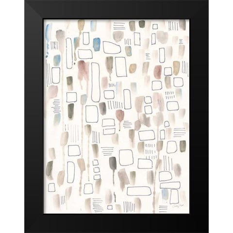 Neutral Studies III Black Modern Wood Framed Art Print by Prahl, Courtney