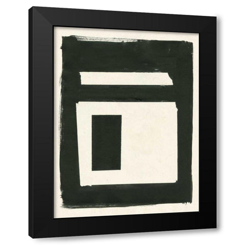 Portal I Black Modern Wood Framed Art Print by Hershey, Moira
