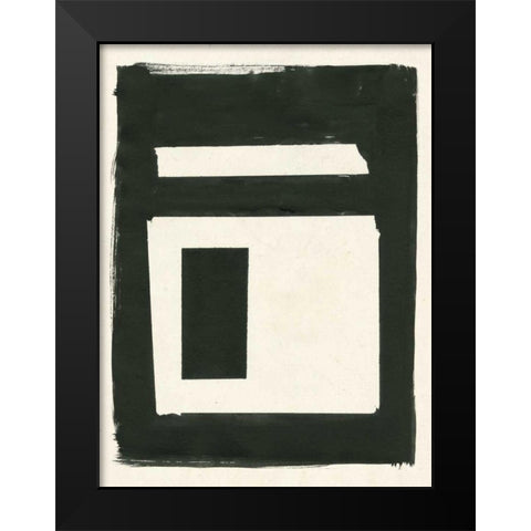 Portal I Black Modern Wood Framed Art Print by Hershey, Moira