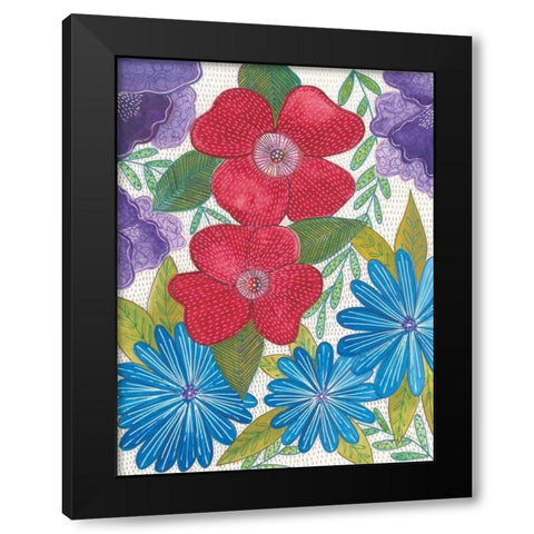 Joyful I Black Modern Wood Framed Art Print by Prahl, Courtney