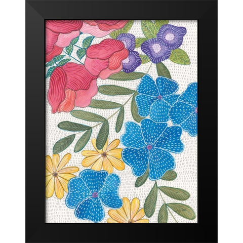 Joyful II Black Modern Wood Framed Art Print by Prahl, Courtney