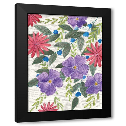 Joyful III Black Modern Wood Framed Art Print by Prahl, Courtney