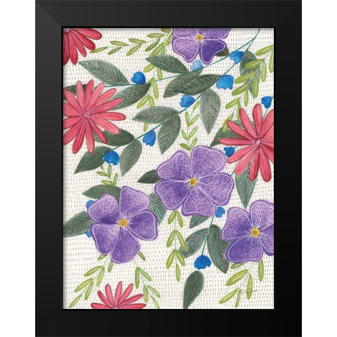 Joyful III Black Modern Wood Framed Art Print by Prahl, Courtney