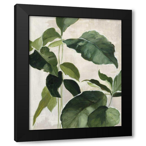 Tropical Study II Black Modern Wood Framed Art Print by Purinton, Julia