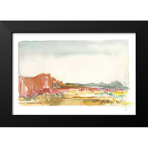 Looking Out Neutral Black Modern Wood Framed Art Print by Rice, Kristy