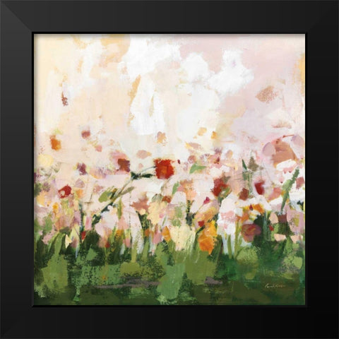 Spontaneous Summer III Black Modern Wood Framed Art Print by Munger, Pamela