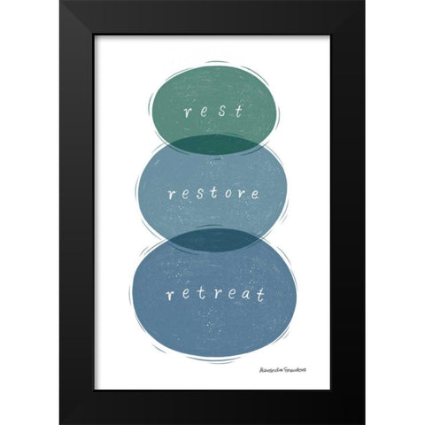 Nature Sanctuary VI Black Modern Wood Framed Art Print by Snowdon, Alexandra