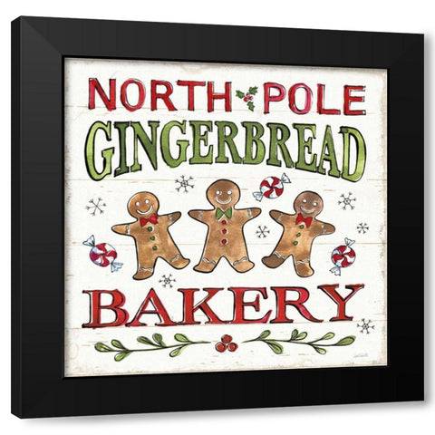 Christmas Treats III Black Modern Wood Framed Art Print with Double Matting by Tavoletti, Anne