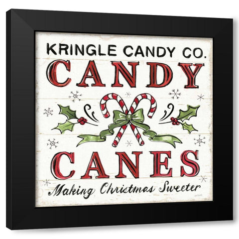 Christmas Treats V Black Modern Wood Framed Art Print with Double Matting by Tavoletti, Anne