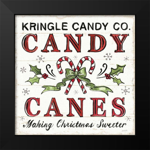 Christmas Treats V Black Modern Wood Framed Art Print by Tavoletti, Anne