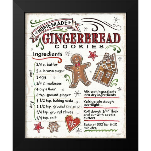 Christmas Treats VI Black Modern Wood Framed Art Print by Tavoletti, Anne