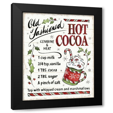 Christmas Treats VII Black Modern Wood Framed Art Print with Double Matting by Tavoletti, Anne