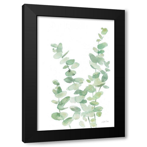 Eucalyptus II Black Modern Wood Framed Art Print by Pete, Katrina