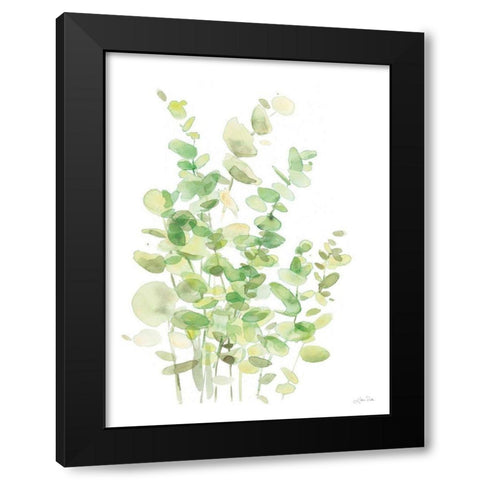 Eucalyptus III Black Modern Wood Framed Art Print by Pete, Katrina