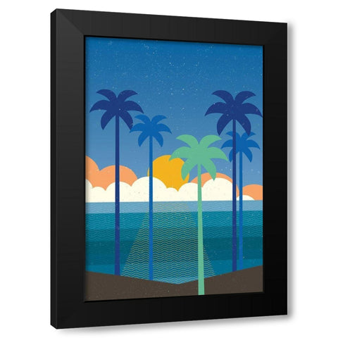 Buena Vista No Words Black Modern Wood Framed Art Print with Double Matting by Wild Apple Portfolio