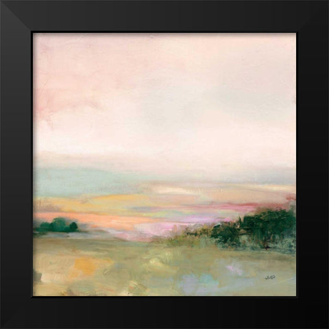 Dark Glowing Valley Black Modern Wood Framed Art Print by Purinton, Julia