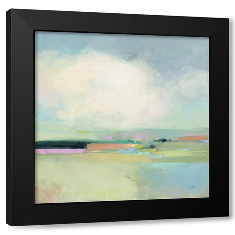 Colorful Landscape Black Modern Wood Framed Art Print with Double Matting by Purinton, Julia