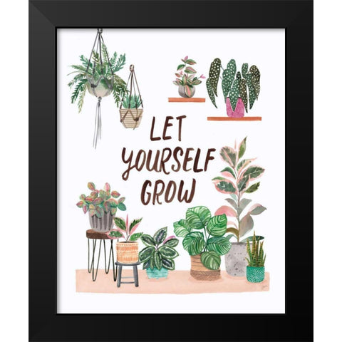 Jungle Home I Black Modern Wood Framed Art Print by Panganiban, Karyn