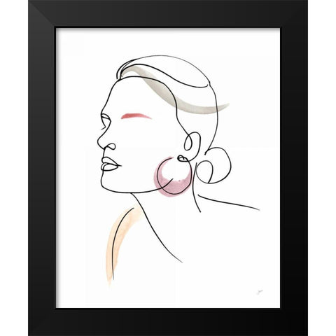 All Dressed Up Black Modern Wood Framed Art Print by Panganiban, Karyn