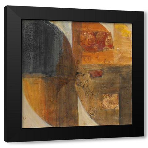 Meeting of Minds Black Modern Wood Framed Art Print by Hristova, Albena