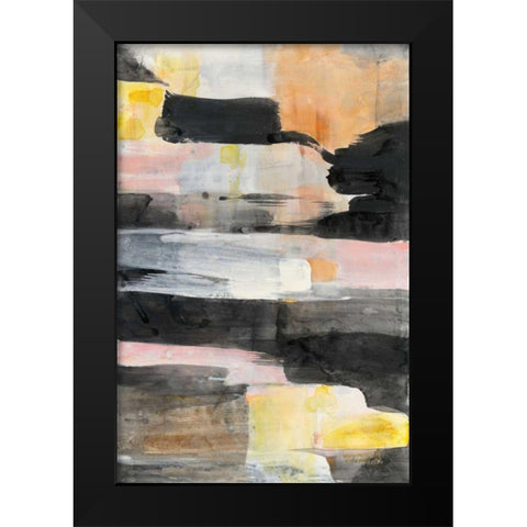 Break of Day Black Modern Wood Framed Art Print by Hristova, Albena