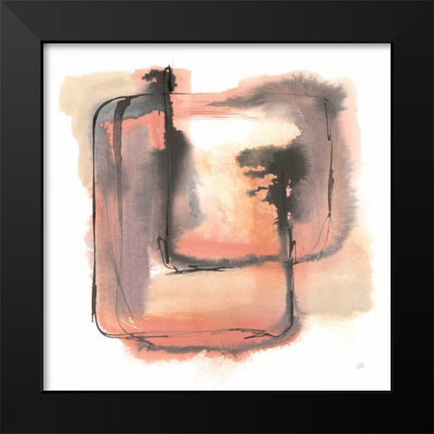 Life Squared I Black Modern Wood Framed Art Print by Paschke, Chris