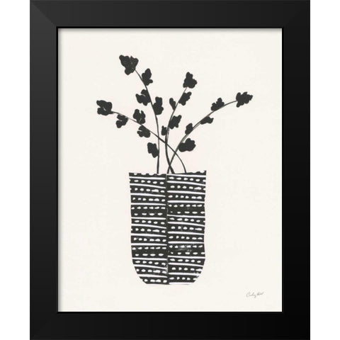 Shadow Vessel I Black Modern Wood Framed Art Print by Prahl, Courtney