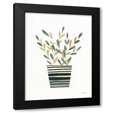 Herb Garden I Black Modern Wood Framed Art Print with Double Matting by Prahl, Courtney