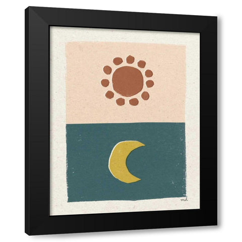 New Day I Black Modern Wood Framed Art Print by Hershey, Moira