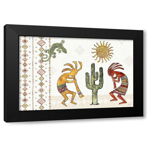 Southwest Flair I Black Modern Wood Framed Art Print by Tavoletti, Anne