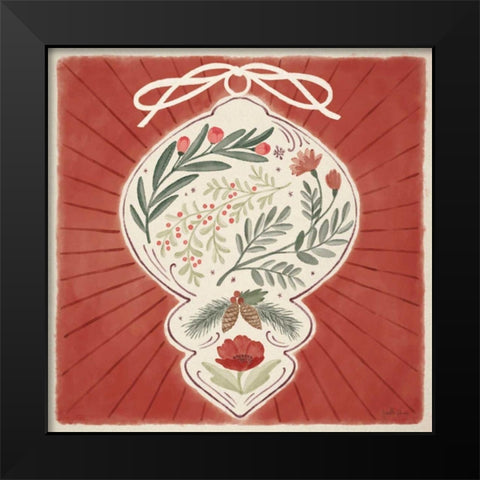 Winter Blooms VI Black Modern Wood Framed Art Print by Penner, Janelle