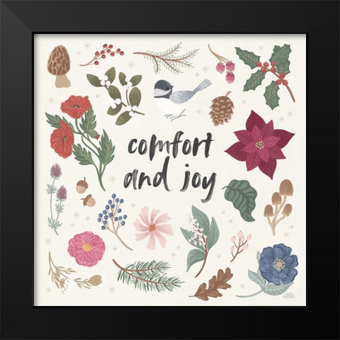 Winter Spirit II Black Modern Wood Framed Art Print by Marshall, Laura