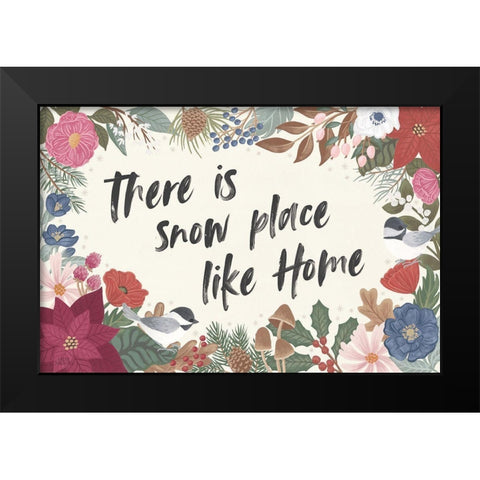 Winter Spirit IV Black Modern Wood Framed Art Print by Marshall, Laura