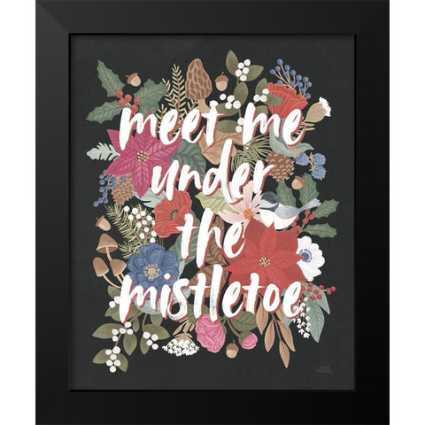 Winter Spirit VIII Black Modern Wood Framed Art Print by Marshall, Laura